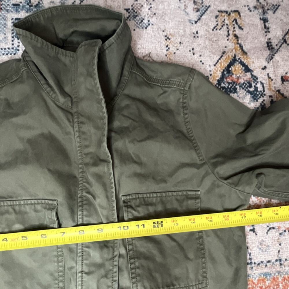 Madewell Surplus Jacket Olive Green Utility Field Coat Size XS - Picture 3 of 7